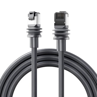 Cavo Ethernet CAT8 Premium 40 Gbps | Lunghezze Da 3 A 66 Piedi, Gold Plated