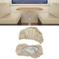 thumbnail image 2 of Lijie Cushion Slipcovers Elastic Washable RV Dinette Cushion Covers Bench Cover Cream Beige, 2 of 6