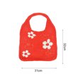 thumbnail image 2 of Bolso de mano para mujer, bolso estético de hadas, accesorios de hadas, bolso de flores, bolso de punto, bolso de hombro hueco de malla, 2 of 5