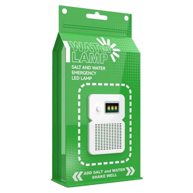 Lámpara LED de ahorro de energía, suministros de viaje portátiles impermeables para coche, playa al aire libre (verde)