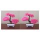 thumbnail image 3 of Bearachild Maceta decorativa con simulación de plantas artificiales, bola de hierba, bonsái, adorno de flores decorativas para el hogar, piña rosa yunsong 2Conjunto, 3 of 6