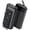 Black, variant on Solar Power  Pd 20w Fast Charging External Batter 40000mah Portable Phone Built In 4 Cables With Dual Bright Flashlights For Camping Hiking And Outdoor Use (blue)