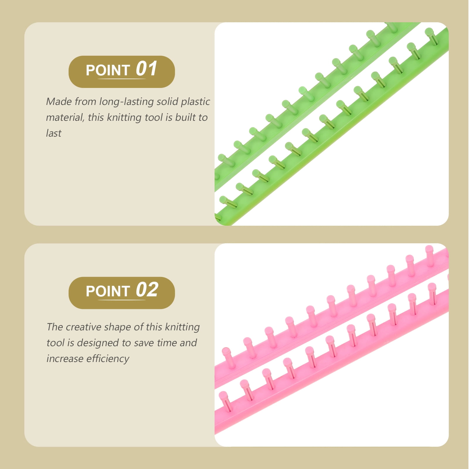 LEXSOMEO 1 Set of Scarf Hat Weaving Loom Diy Knitting Loom Plastic Sweater Weaving Loom Sweater Knitter