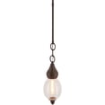 thumbnail image 2 of Mark&Day Chandelier Pendant Lights, Drasenhofen Iron, Glass Rustic Rust Specialty Ceiling Light Fixture for Kitchen Island, Foyer, Dining Room, Bedroom and Living Room (16" H x 7" W x 7" D), 2 of 9