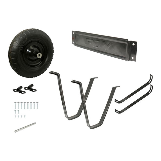 Juego Kit Llanta Reforzada Y Accesorios Para Carretilla Foy FOY CAFR4