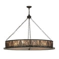 thumbnail image 5 of Meyda 147372 48 in. Mountain Pine Inverted Pendant, Oil Rubbed Bronze & Silver Mica, 5 of 7
