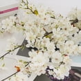 thumbnail image 3 of Ramas artificiales de flor de cerezo obbsie x4, blancas, 3 of 6