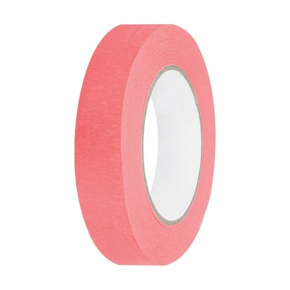 1" x 54.5 Yard Colorful Masking Tape Crepe Paper Masking Tape, Pink