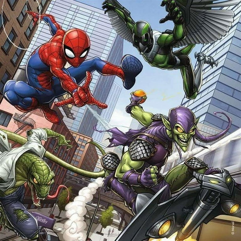 Ravensburger Marvel Spiderman Jigsaw Puzzles, 49 Piece