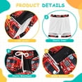 thumbnail image 3 of joogoo Cartoon Fire Truck Cute Boys Swim Trunks Beach Swimsuit Shorts Boxer 4T, 3 of 8