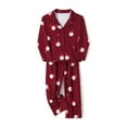 thumbnail image 5 of Viworld Nightwear Set Pants Christmas Family Button Pajamas Matching Santa Claus Sleepwear, 5 of 8