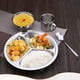 thumbnail image 4 of 22/24/26cm Dinner Plate Stainless Steel 3 Sections Round Divided Dish Plate Trays Compartment Kids Lunch Serving Snack Dishes, 4 of 10