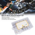 thumbnail image 4 of Kit d'Assortiment d'Écrous, 520Pcs Facile à Installer Kit d'Assortiment d'Écrous Métriques avec Rondelles Plates pour un Meilleur Serrage, 4 of 8