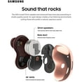 thumbnail image 3 of Refurbished Samsung SM-R180NZNAXAR True Wireless Earbuds w/Active Noise Cancelling Buds Live, Mystic Bronze, 3 of 3