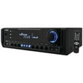thumbnail interactive-video image 1 of Moukey MAMP1 400W 2-Channel Bluetooth Power Amplifier – Home Stereo Receiver With USB 1 of 3