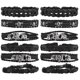 thumbnail image 5 of Pulsera De Cuero, Brazalete Hecho A Mano, Pulsera De Cuero Trenzado De 12 Piezas, Enrollado Hecho A Mano Para Muchas Ocasiones ANGGREK Leather Bracelet, 5 of 8