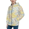 thumbnail image 2 of Sigee Boho for Teenage Zip Up Hoodies Long Sleeve Sweatshirts-Small, 2 of 6