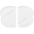 thumbnail image 2 of 34"OD x 1"ID x 13 1/2"C x 1"P Charlotte Architectural Grade PVC Contemporary Ceiling Medallion, Two Piece, 2 of 11