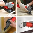 thumbnail image 6 of SHALL Oscillating Tool, Oscillating Multitool Kit, 3° Oscillation Angle, Easy Change & Kickback Protection, 6 Variable Speeds, Auxiliary Handle, 40Pcs Saw Accessories Included, 6 of 7