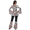 thumbnail image 4 of CONZONE Carnival 70S Disco Outfit For Women Funny Womens Hippie Clothes Sets Festival Stage Performance Clothes Dance Show Outfits, 4 of 8