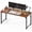 Rust Brown, variant on Gianna 31" Computer Desk for Small Spaces, Modern Writing Table with Sturdy Frame, Home Office Desk – White