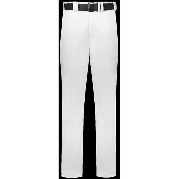 Russell R13DBB.WHI.XL Youth Solid Change Up Baseball Pant, White - Extra Large