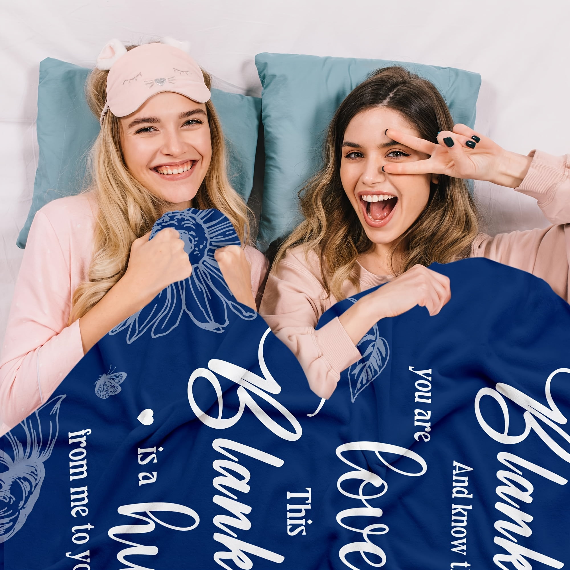 Motivational Cuddle Blanket for Men and Women Post-Surgery Encouragement Gift Soft Flannel Throw Ideal for Friends Sisters Colleagues Contemporary Style Style Character Theme