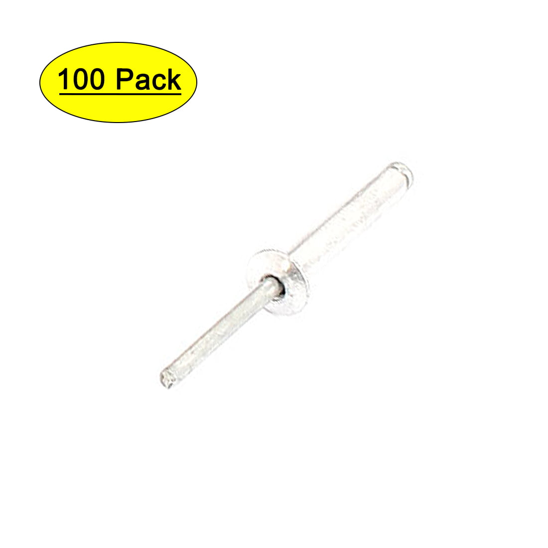 50PK Stainless Stem Pop Rivets Dome Open stainless Body 4.8mm x 30mm Blind 