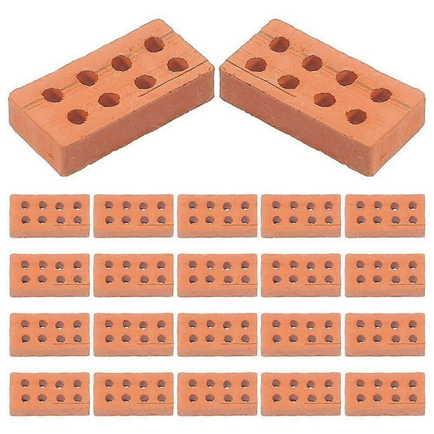 100pcs Simulation Mini Bricks Model Decors Sand Table Decorations Miniature Building Brick Models