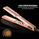 thumbnail image 2 of Plancha de cabello Timco® Profesional Titanio Gold P1100 con Keratin, 2 of 5