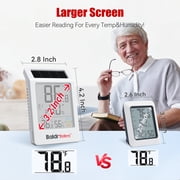 BaldrTherm Digital Solar Powered Indoor Outdoor Thermometer
