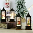 thumbnail image 3 of Eosunjian Wind Lights Christmas Style Cartoon Santa Claus/Snowman Model Create Atmosphere Hanging Xmas Lanterns, 3 of 13