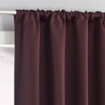 thumbnail image 1 of Sun Zero Laredo 2-Pack 100% Blackout Rod Pocket Window Curtains Panel Pair, 1 of 7
