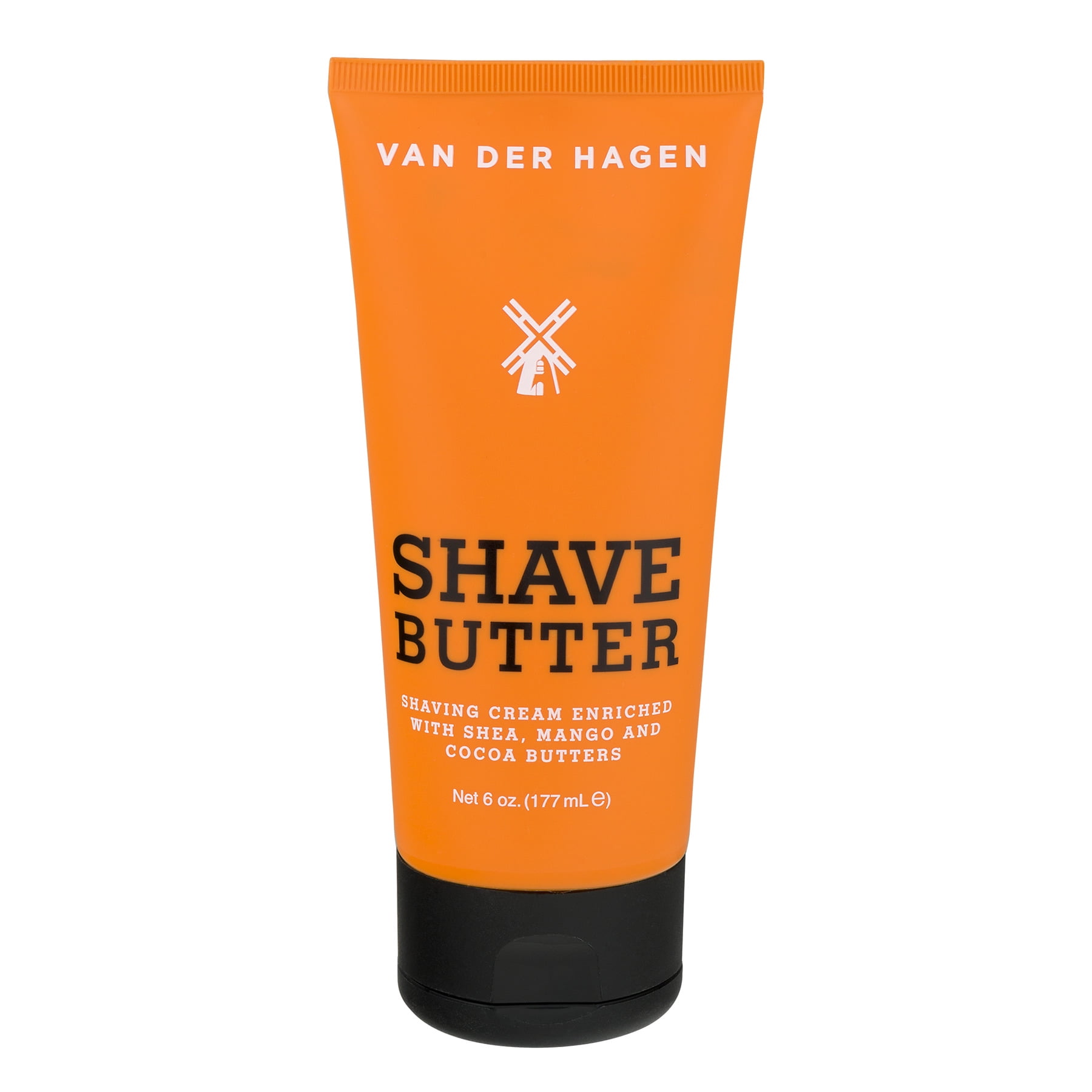 van der Hagen Shave Butter Beard Shaving Cream, 6 Oz.