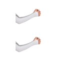 thumbnail image 4 of VONKY Cycling Glove Accessory Use Hand Arm Protector Long Protection Convenient Half Finger Sleeve Fishing Riding Supply No.4 2Set, 4 of 6