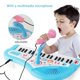 thumbnail image 2 of Teclado electrónico de 37 teclas con micrófono para niños, instrumentos musicales multifuncionales para niños pequeños, juguetes musicales educativos para niñas, regalos para niñas de 1, 2, 3, 4, 5,, 2 of 6