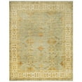 thumbnail image 3 of Safavieh  Couture Hand-knotted Oushak Rikey Traditional Oriental Wool Rug with Fringe 9'  x  12' 9' x 12' Indoor,Handmade Living Room,Bedroom,Dining, 3 of 5