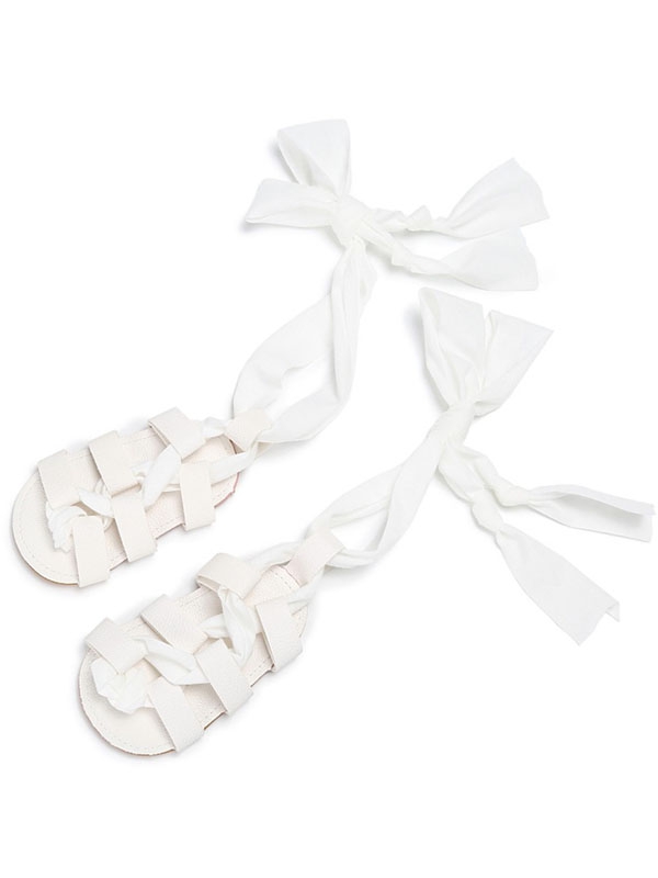 clarks white girls sandals