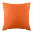 thumbnail image 6 of The HomeCentric Pillow Covers, Orange Pillow Covers, Textured Pintucks Solid Color Pillow Covers, Pack of 2, 18x18 inch (45x45 cm) Throw Pillow Covers, Faux Suede Halloween Decorations - Orange, 6 of 10