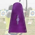 thumbnail image 3 of Durable tiro con arco recurvo Longbow cubierta de protección PU cuero extremidad extraíble Púrpura Cola Manga de la extremidad de los arcos, 3 of 8