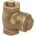 thumbnail image 2 of Midline Valve Swing Check Valve, Backflow Prevention, Lead-Free, 4 in. FIP Connections, Cast Brass, 2 of 6