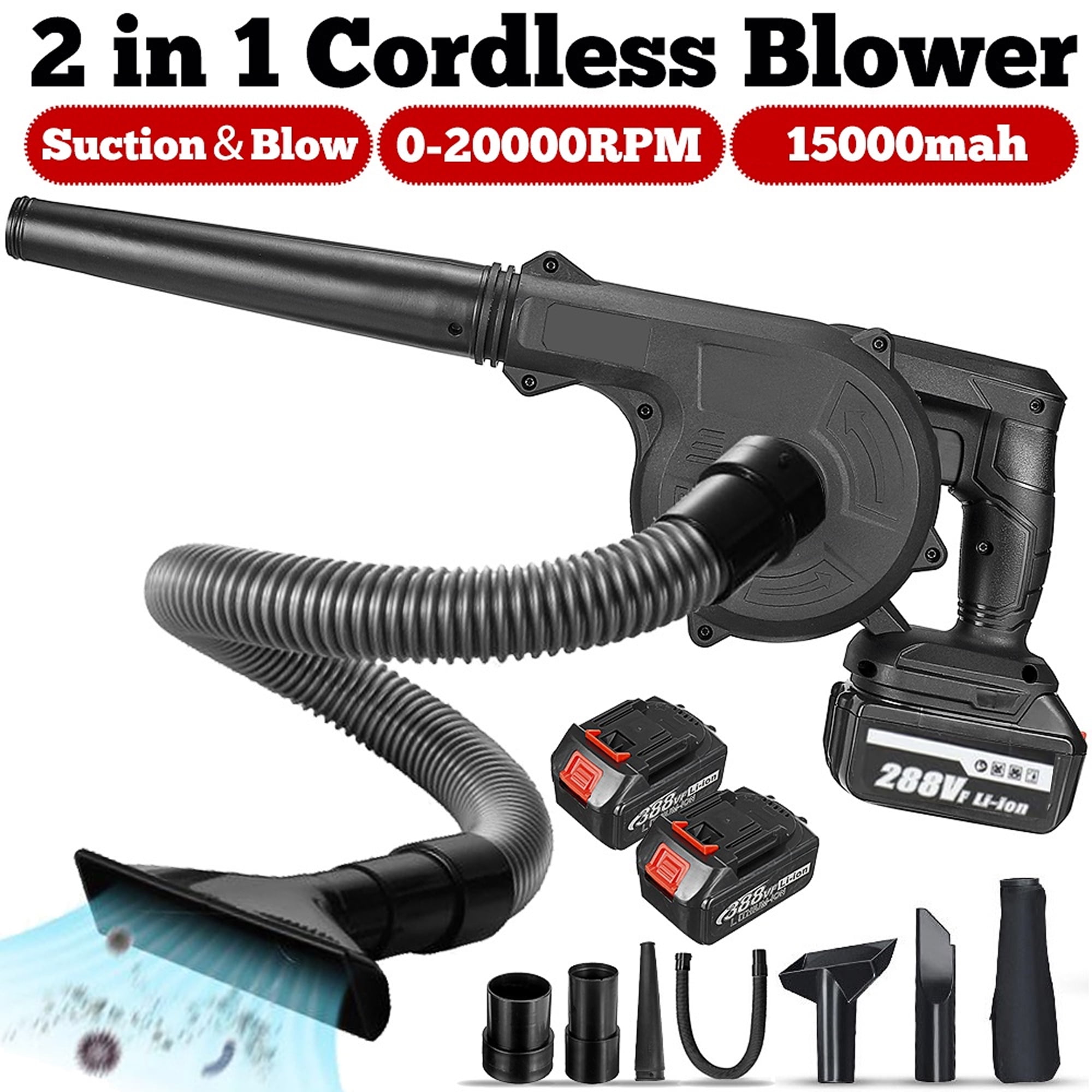 Yifecial Cordless Leaf Blower 20V Electric Mini Handheld Air Blower