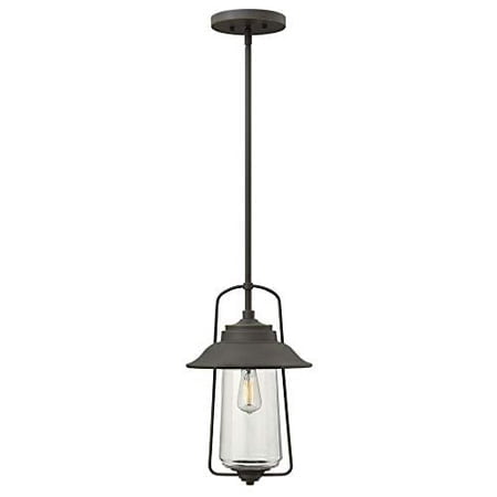 Hinkley Belden Place Collection Transitional One Light Outdoor Hanging Lantern, Oil Rubbed Bronze