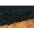 thumbnail image 5 of Linon New Flokati 1400grams Black 5 x 8, Rug, 5 of 7