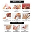 thumbnail image 2 of Long-gradient Coffin Fake Nails Blue Cloud False Nails For Women And Girls 24pcs, 2 of 5