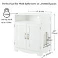thumbnail image 5 of Unipaws Cat Litter Box Furniture, Wooden Cat Washroom Hidden Litter Box Enclosure with 2 Entrances, Cat House Storage Nightstand, 5 of 7