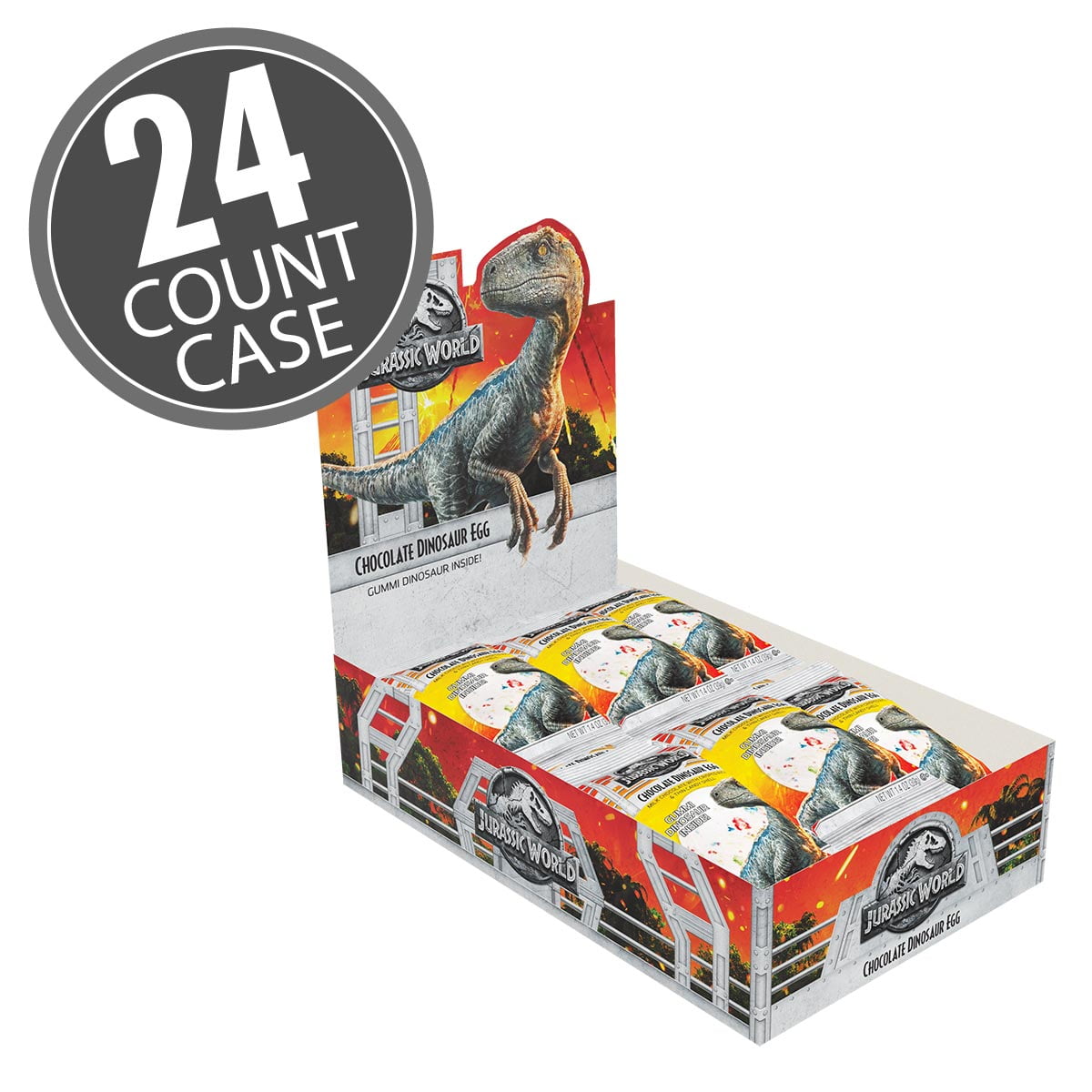 Jelly Belly Jurassic World 2 Chocolate Dinosaur Egg 1.4 oz (24Count
