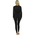 thumbnail image 5 of Thermal Underwear for Women, Ultra Soft Long Johns Womens Set, 5 of 11
