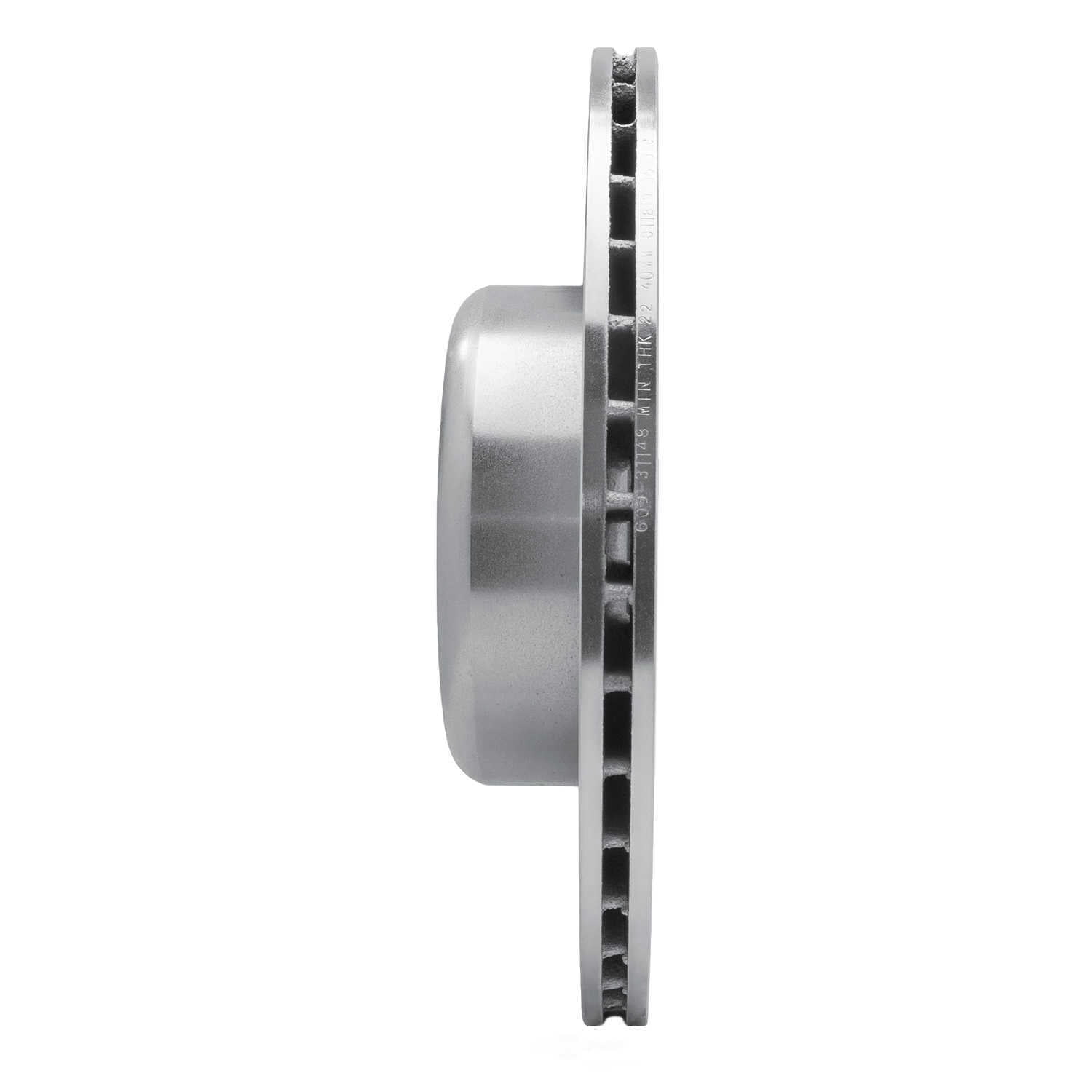 Dynamic Friction Company 631-31148L DFC Brake Rotor - Drilled And Slotted - Silver
