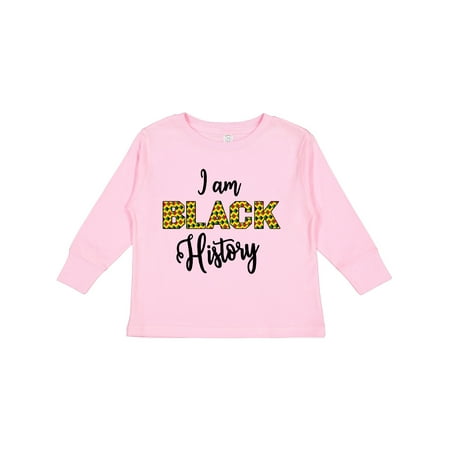

Inktastic I Am Black History Gift Toddler Boy or Toddler Girl Long Sleeve T-Shirt